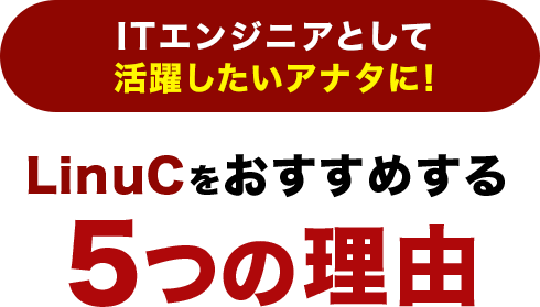 ITエンジニアとして活躍したいアナタに！LinuCをおすすめする5つの理由